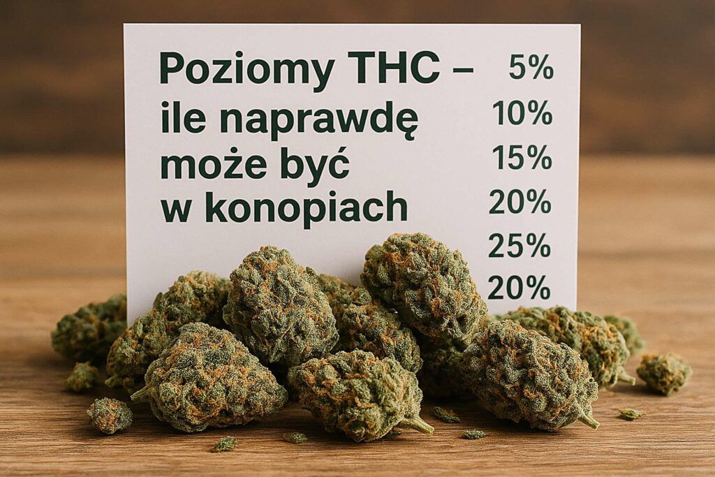 jakie poziomy thc w marihuanie